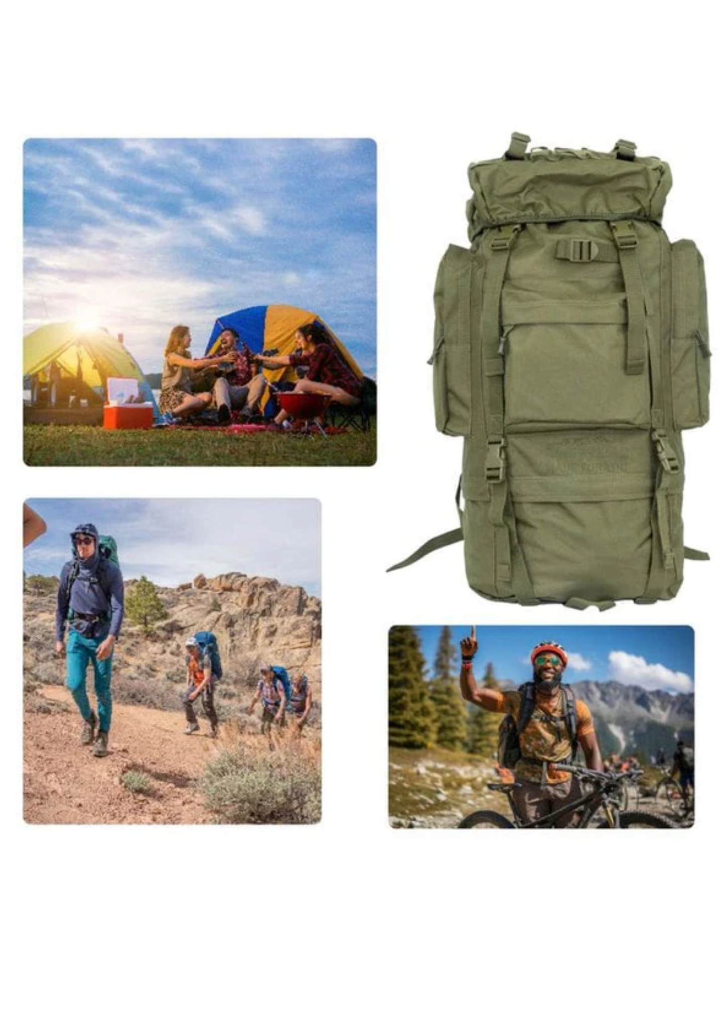 65L Outdoor Tactical Backpack