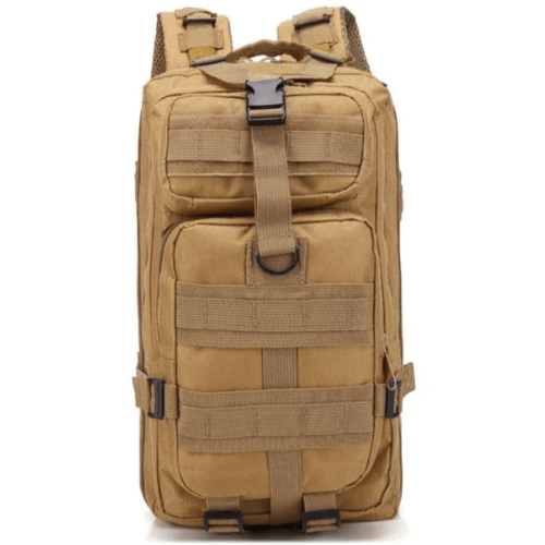 30L Camping & Tactical Backpack – Khaki - Ridge & Ride