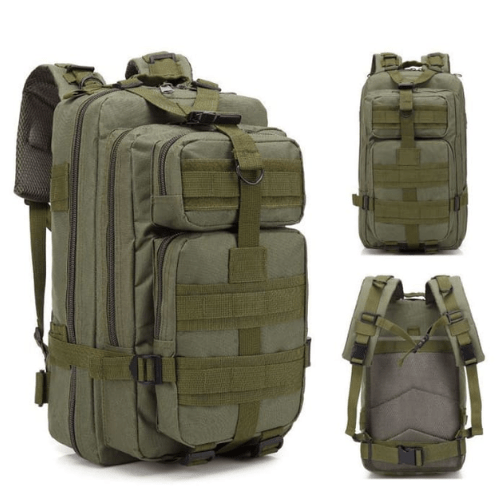 3P Camping & Tactical Backpack – Green - Ridge & Ride