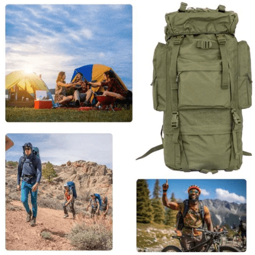 65L Outdoor Tactical Backpack - Ridge & Ride