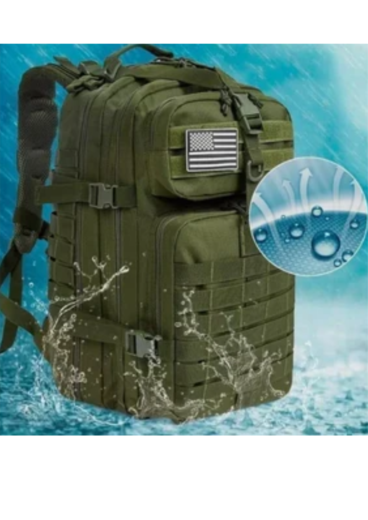 50L Tactical Outdoor Backpack